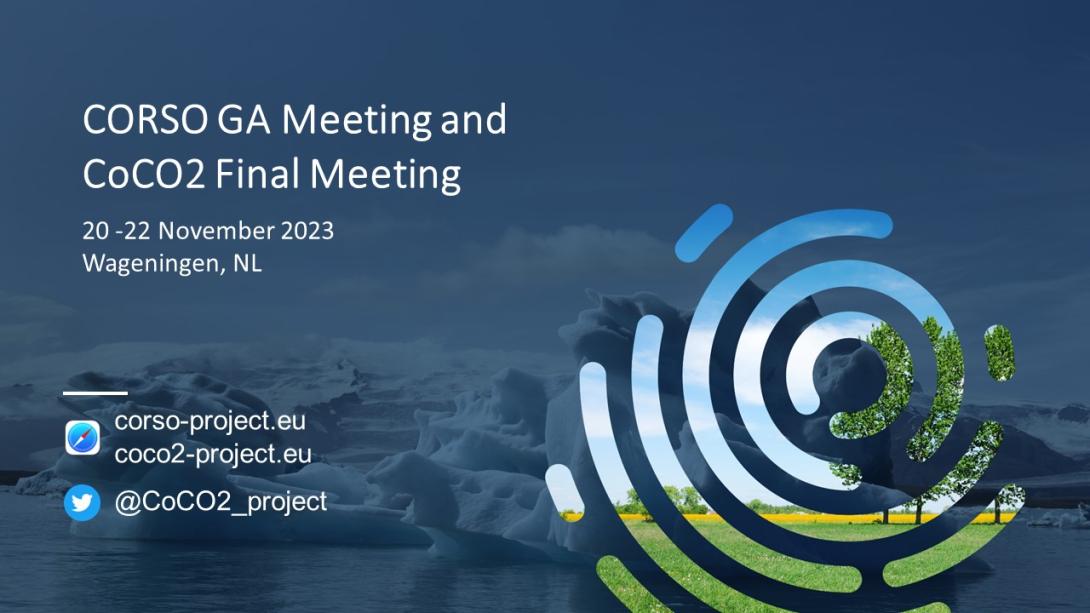 CORSO GA Meeting and CoCO2 Final Meeting